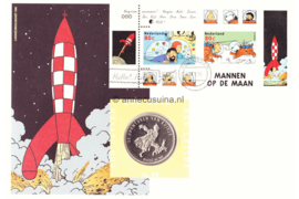 Nederland ECU039 ECU-brief 39 Kuifje, Mannen op de maan 1999