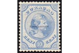 Curaçao NVPH 19 Postfris (10 cent) Prinses Wilhelmina 1892-1895