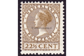 Nederland NVPH 190 Ongebruikt (22 1/2 cent) Koningin Wilhelmina Veth Met watermerk 1926-1939