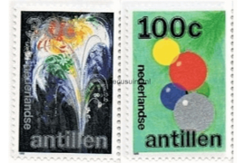 Nederlandse Antillen NVPH 933-934 (Zonder informatie-tabs) Postfris Decemberzegels 1989