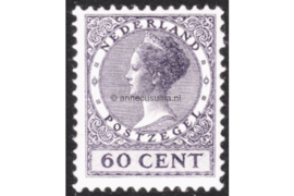 Nederland NVPH 162 Gestempeld (60 cent) Koningin Wilhelmina Veth Zonder watermerk 1924-1926