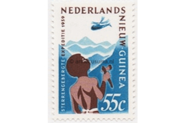 Nederlands Nieuw Guinea NVPH 53 Postfris Expeditie Sterrengebergte 1959