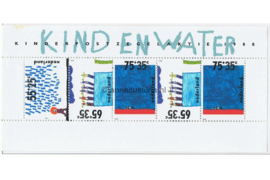 Nederland NVPH 1418 Postfris Blok Kinderzegels, kind en water 1988