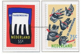 Nederland NVPH 1421-1422 Postfris Nederlandse Vakbeweging 1989