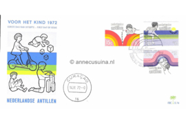 Nederlandse Antillen (Palmboom) NVPH E74 (E74P) Onbeschreven Kinderpostzegels 1972