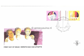 Aruba NVPH E38 Onbeschreven 1e Dag-enveloppe Gelijkheid 1992