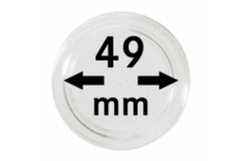 Hagelnieuw & Afgeprijsd! Lindner Muntcapsules 49 mm per 10 Stuks (Lindner 2250049P)