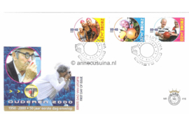 Nederland NVPH E416 Onbeschreven 1e Dag-enveloppe Ouderenzegels 2000