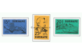 Suriname NVPH 574-576 Gestempeld 125 jaar Nederzetting Albina 1971
