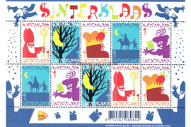 Nederland NVPH V3108-3112 Postfris Velletje Sinterklaas; Vel 10 x 1 2013