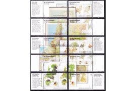 Nederland NVPH 2937-2946 Postfris (Als Losse Zegels Met Tabs) Nederland in de Bosatlas 2012