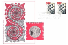 Nederland ECU031 ECU-brief 31 M.C. Escher 1998