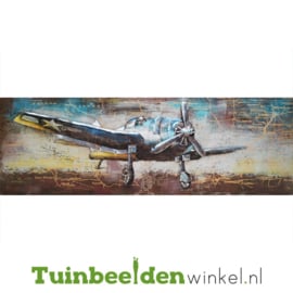 Vliegtuig schilderij ''Het kleine vliegtuig'' TBW001254