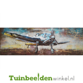 3D schilderij ''Het kleine vliegtuig'' TBW001254