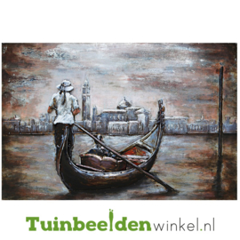 Boot schilderij "De gondelvaart" TBW001360