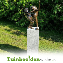 Tuinbeeld kikker ''Dansende kikkers'' TBW0359br
