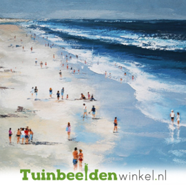 Abstract olieverf schilderij "prachtige strand" TBW04842