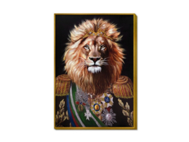 Olieverf schilderij dieren "De leeuwenkoning" TBW27247sc