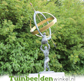 Bronzen zonnewijzer / sculptuur TBW1165br