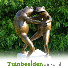 Tuinbeeld kikker ''Dansende kikkers'' TBW0360br