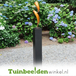 Modern tuinbeeld "Gracieus" (gouden zijde) TBW1546br