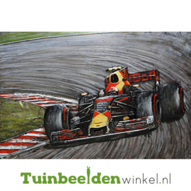 Metalen schilderij "Formule 1 wagen" TBW001156