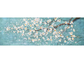 Olieverf schilderij bloemen ''Ikigai'' TBW007289