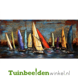 3D schilderij "De zeilbootjes" TBW000380