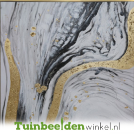 Olieverf schilderij "Abstracte schilderij" TBW07405