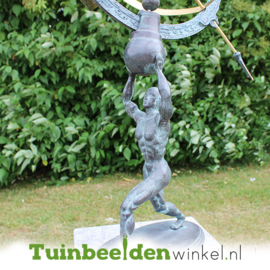 Bronzen zonnewijzer / sculptuur TBW1165br