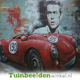 Metalen schilderij "James Dean schilderij" TBW002321