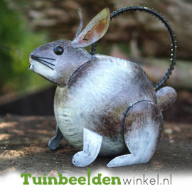 Metalen tuinbeeld figuur ''Het konijntje'' TBW16114