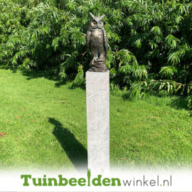 Beeld uil ''bronzen uil'' TBWR88319