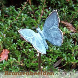 Tuinsteker brons ''Bronzen vlinder beeld'' BBW0434