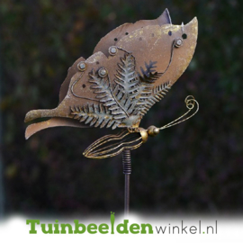 Metalen vlinder als tuinsteker ''De mooie vlinder'' TBW89162