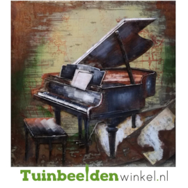 Muziek schilderij "De piano" TBW01038sc