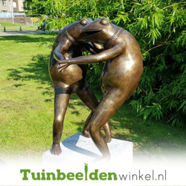 Tuinbeeld kikker ''Dansende kikkers'' TBW0360br