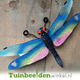 Metalen vlinder "De regenboog libelle" TBW18816me