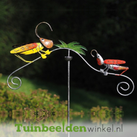 Tuinsteker "De twee sprinkhanen" TBW16005me