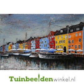 3D schilderij ''De haven'' TBW001626