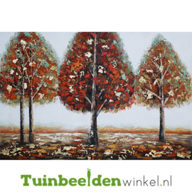 Olieverf schilderij landschap ''Mooie herfstdag'' TBW005724sc