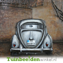 Metalen schilderij "Beetle auto" TBW002316