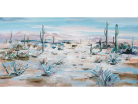 Olieverf schilderij landschap ''Woestijn'' TBW60048sc