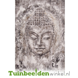 Olieverf schilderij ''Boeddha'' TBW006882