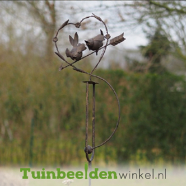 Tuinsteker "De verliefde vogeltjes" TBW18830me