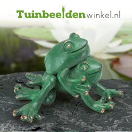 Tuinbeeld kikker ''Bronzen kikkers'' TBW37207