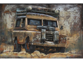 Auto schilderij "De Landrover" TBW000745