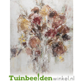 Olieverf schilderij bloemen ''Bos bloemen'' TBW60021