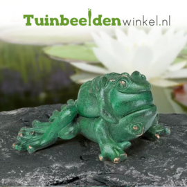 Tuinbeeld kikker ''Bronzen kikkers'' TBW37208