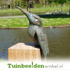 Brons beeld ''Ijsvogel beeldje'' TBW88321